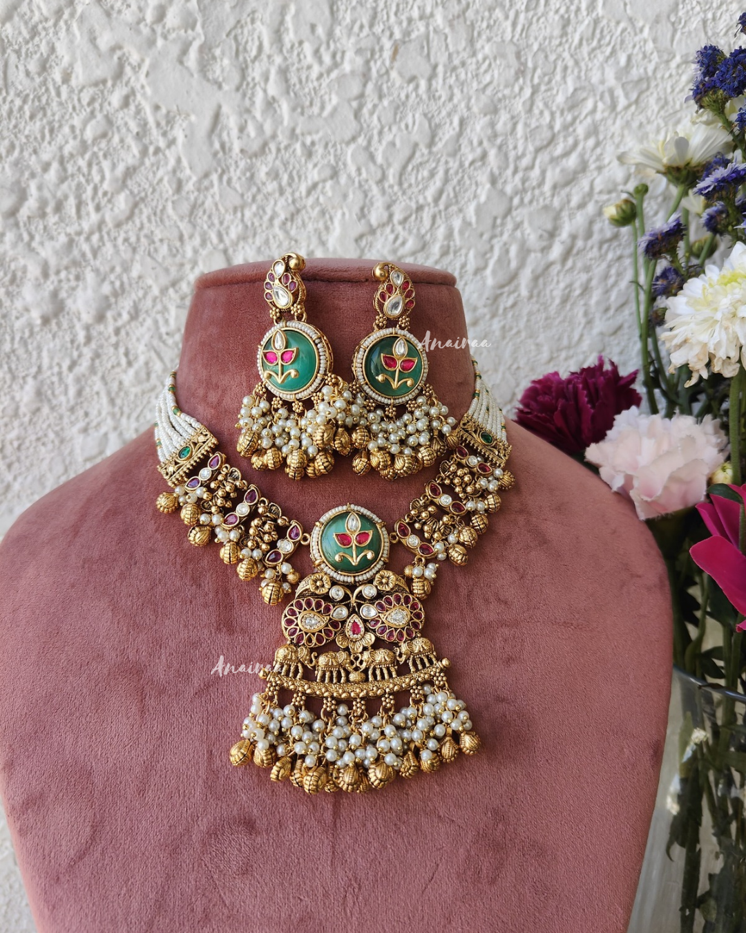 Samriddhi Antique necklace set