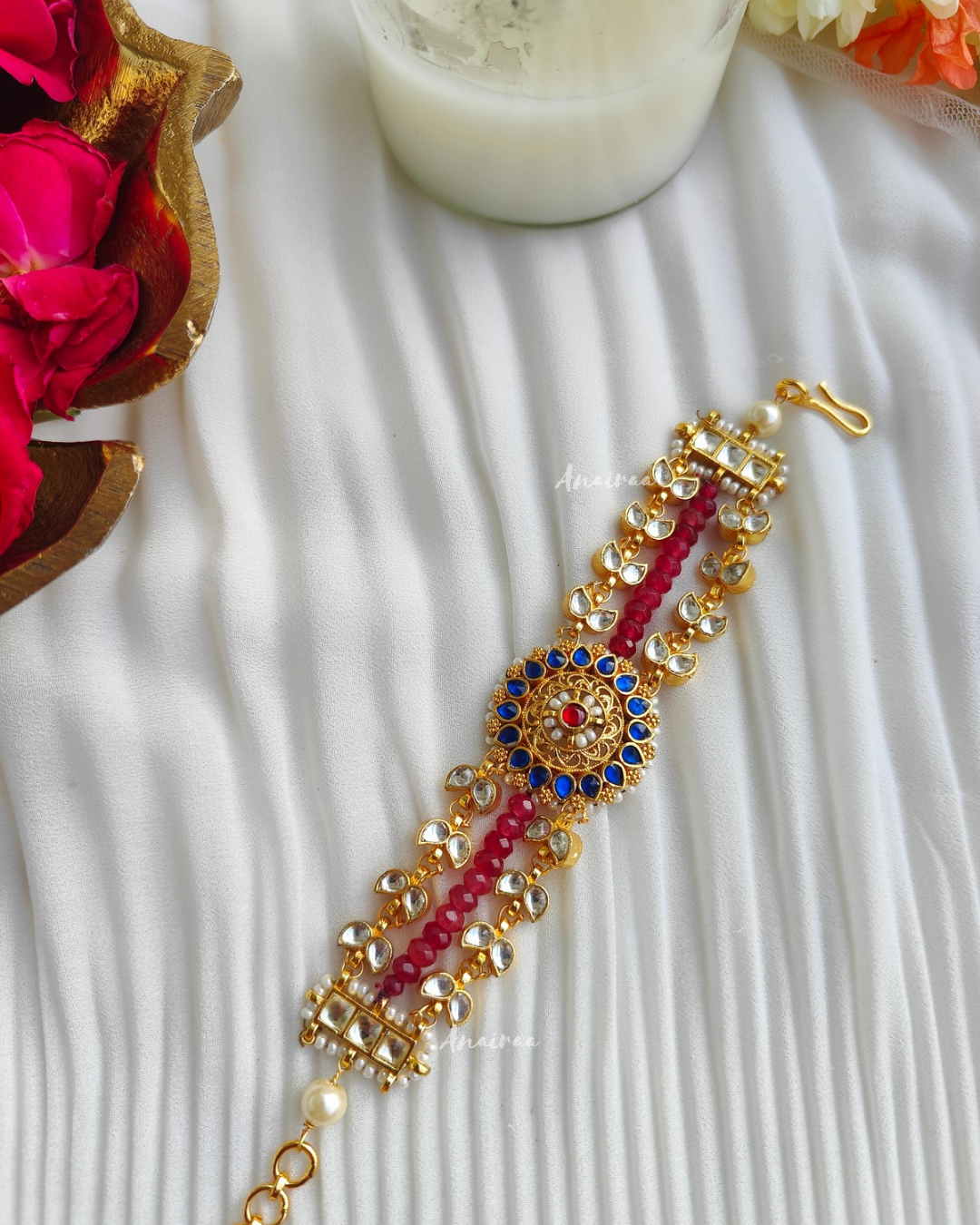 Paachi Kundan bracelet