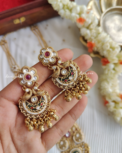 Antique long necklace set