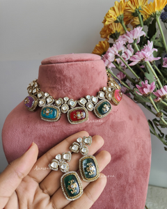 Polki necklace set