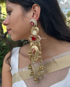 Kashmiri ghungroo earrings