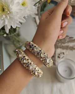 Polki openable bangles