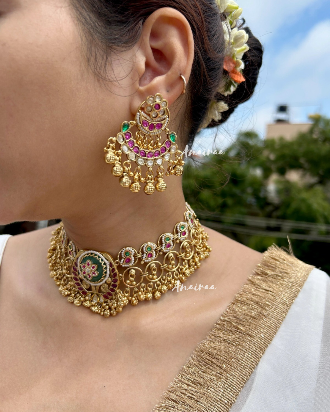 Antique necklace set