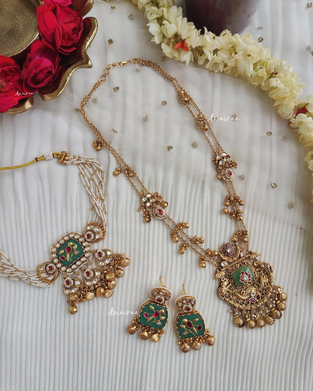 Antique kundan set(dispatch time 2 to 3 weeks)