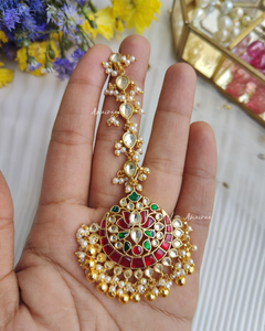 Multi colour lotus Maangtikka