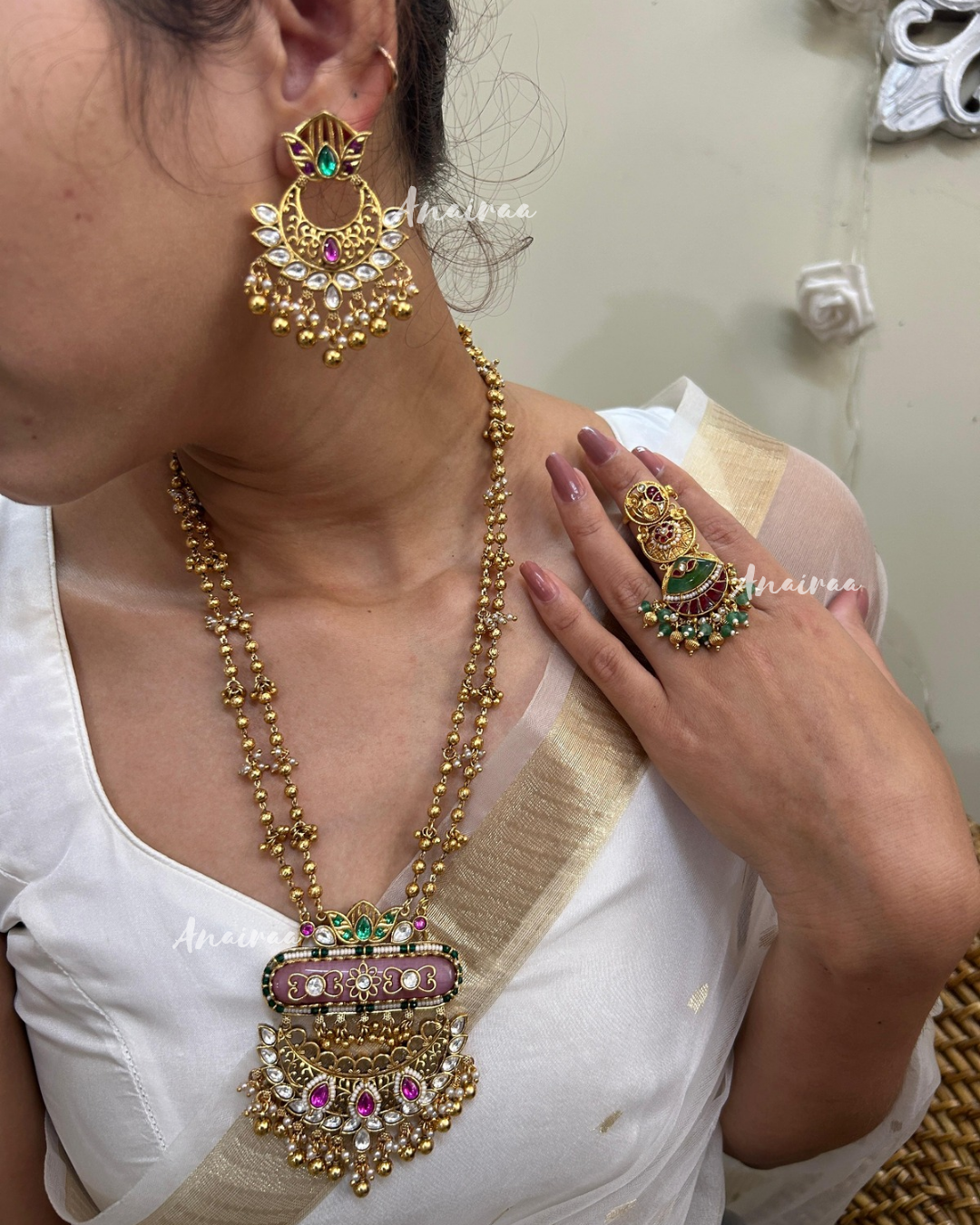 Heritage long necklace set