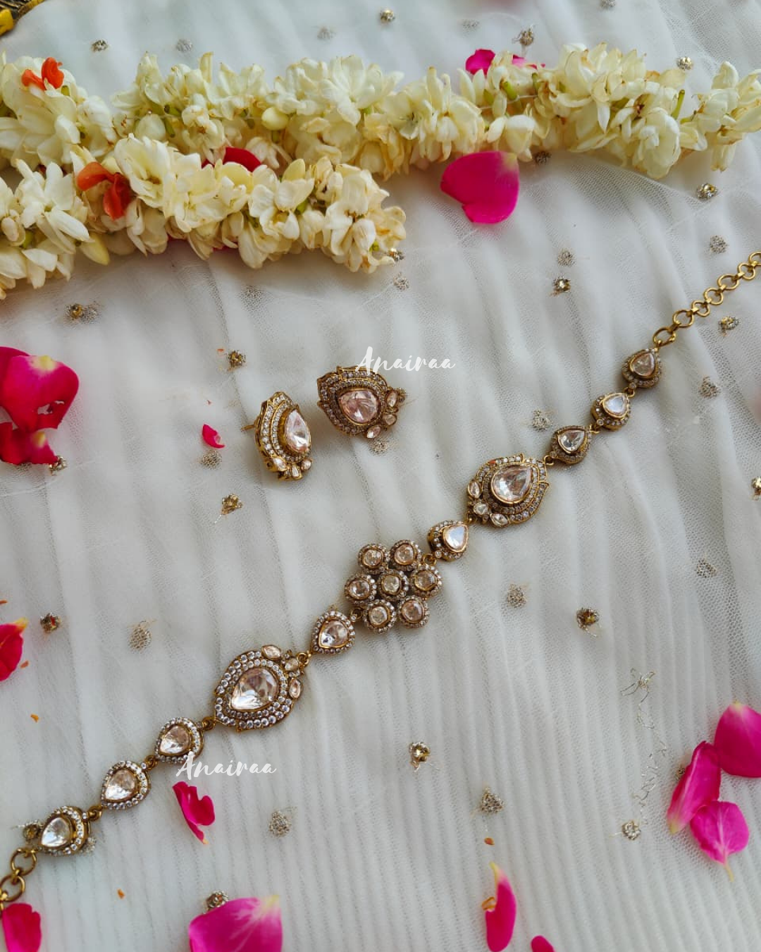 Moissanite choker set