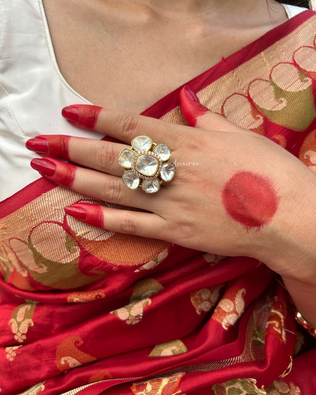 Statement Polki ring