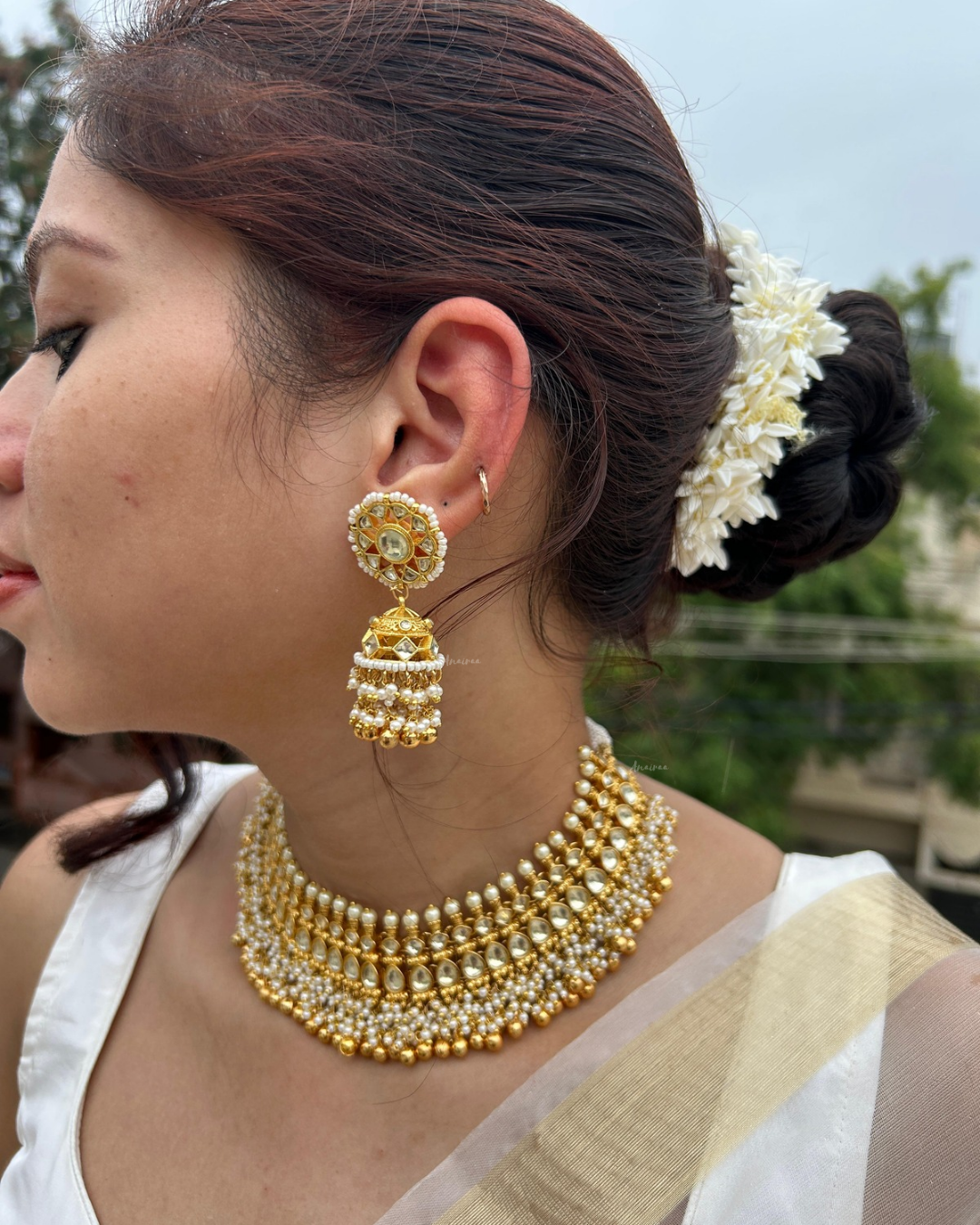 Paachi kundan choker set