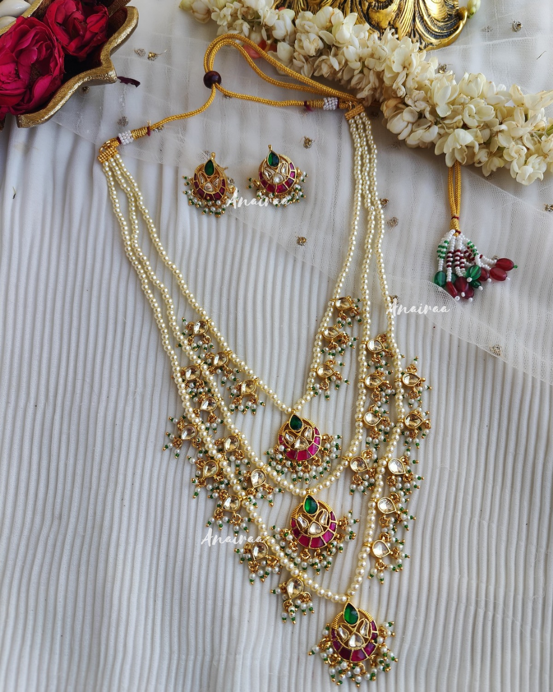 3 layered rani haar
