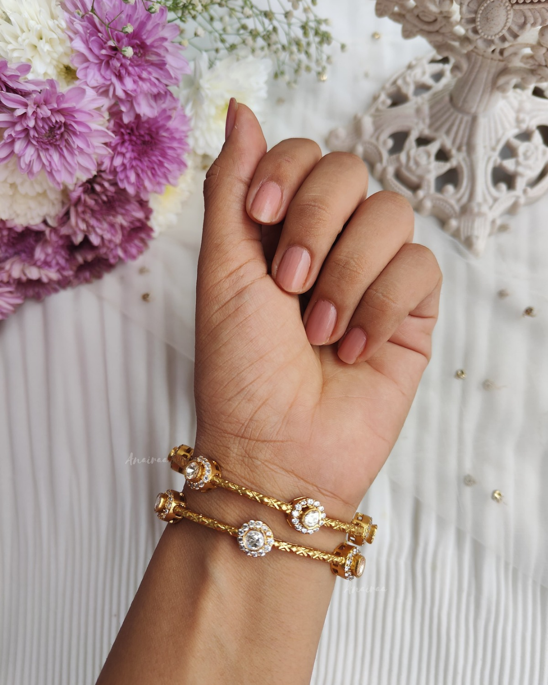 Moissanite bangles (non openable)