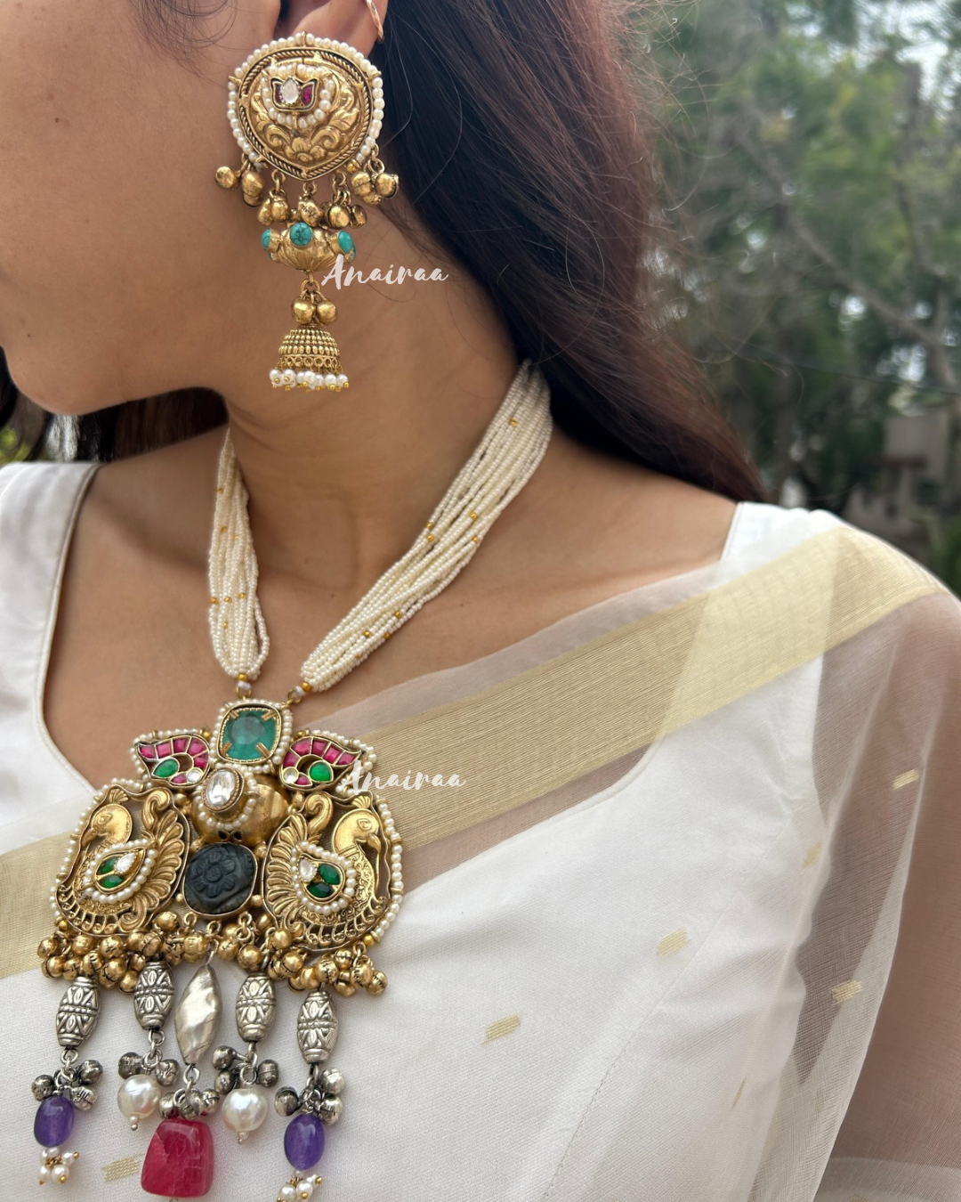 Fusion antique necklace set