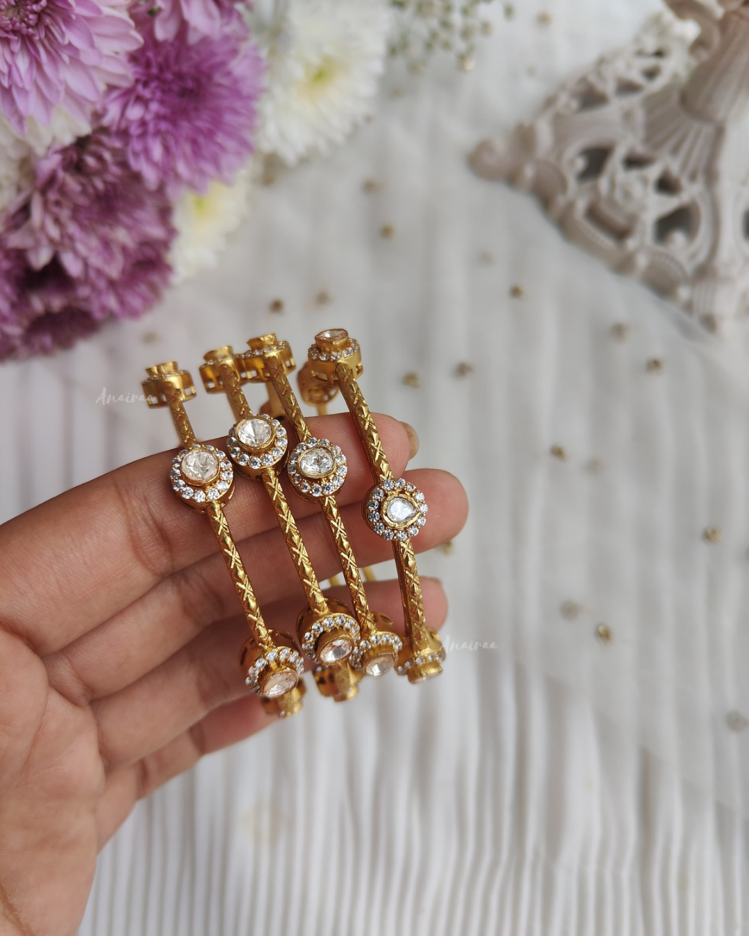 Moissanite bangles (non openable)