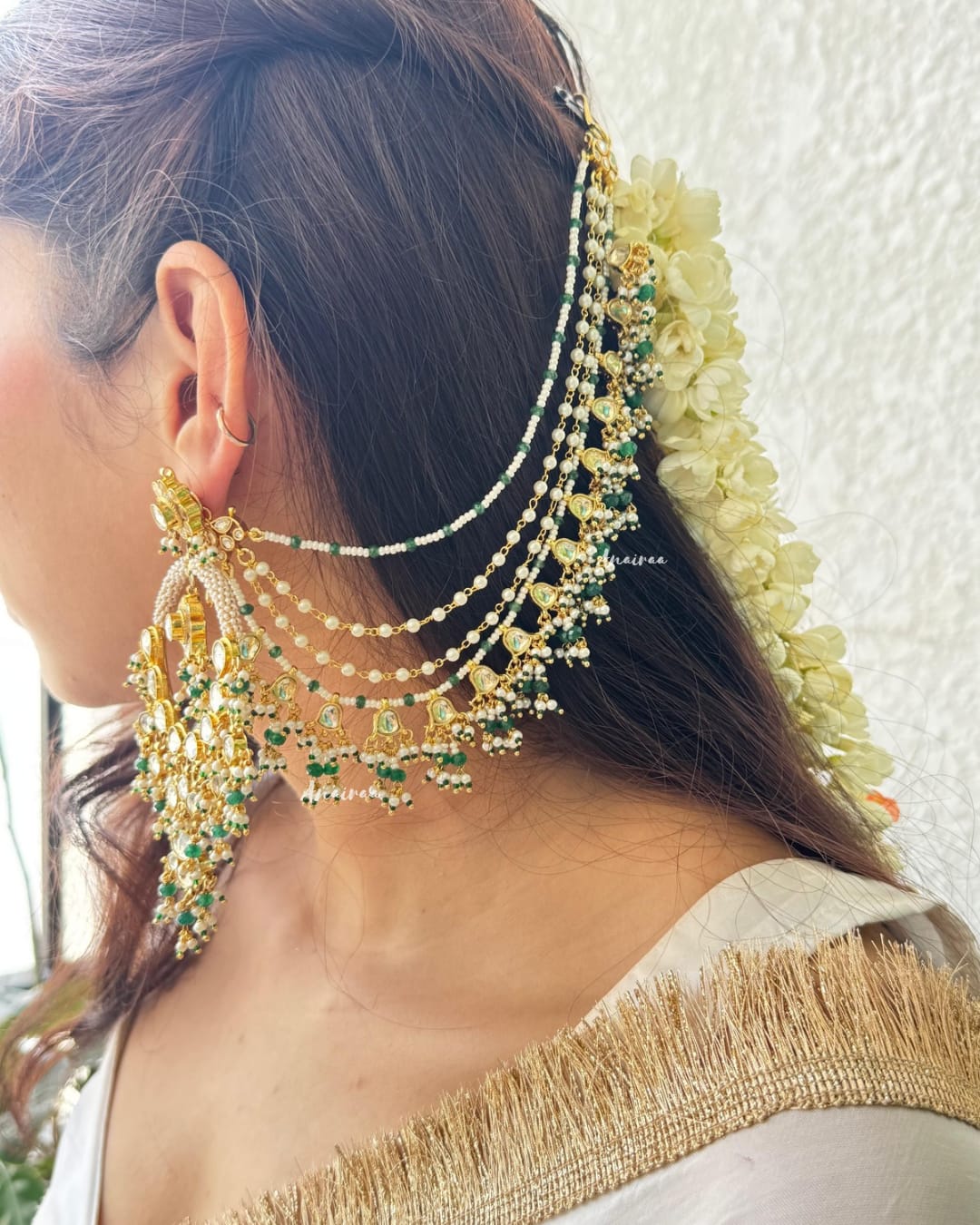 Paachi kundan chandbalis