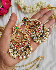 Paachi kundan chandbalis