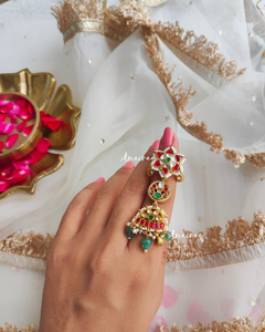 Paachi kundan ring