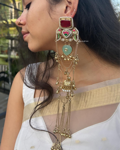 Kashmiri ghungroo earrings