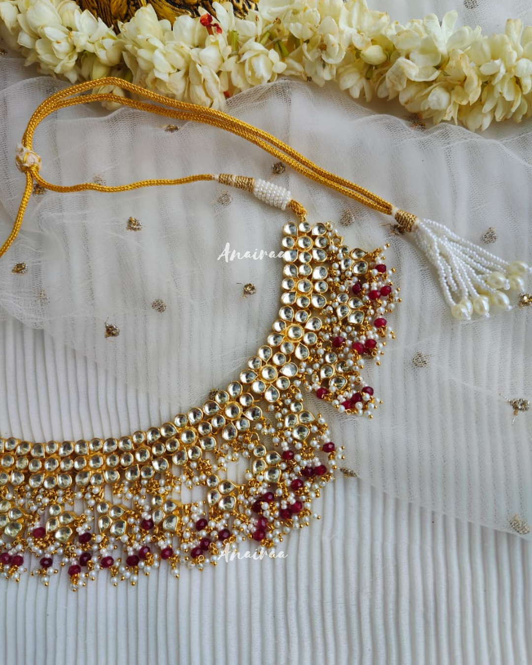 Paachi kundan necklace set