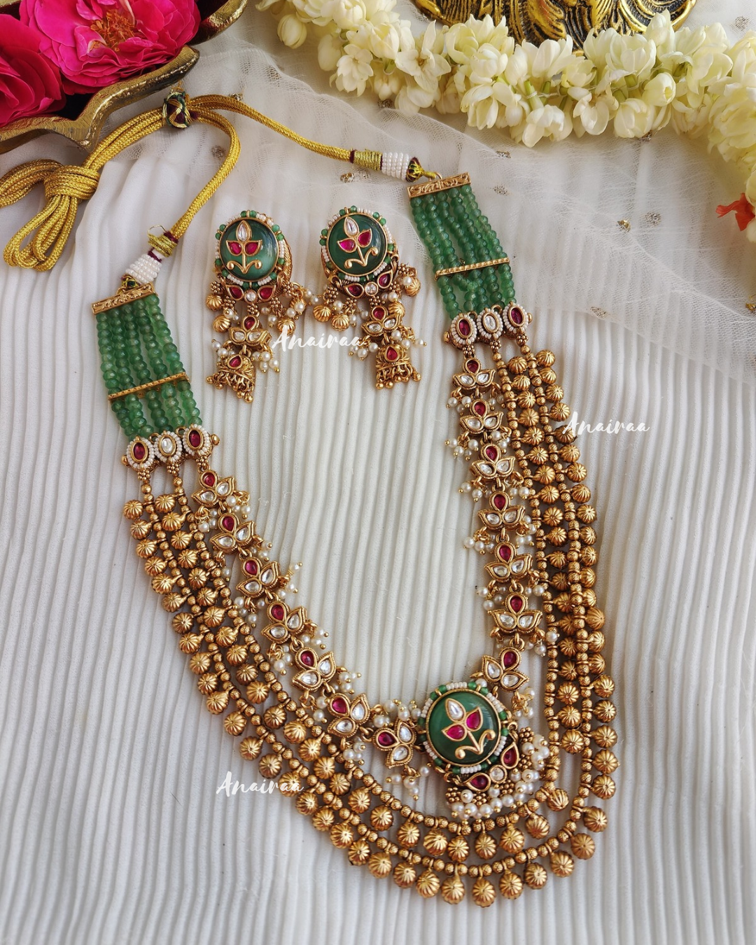 Reva long necklace set