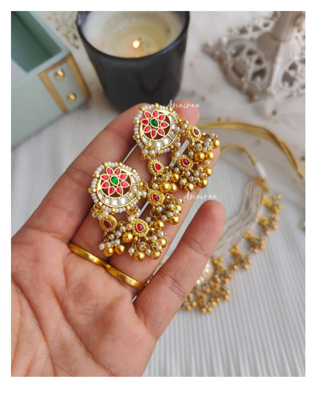 Paachi Kundan choker set