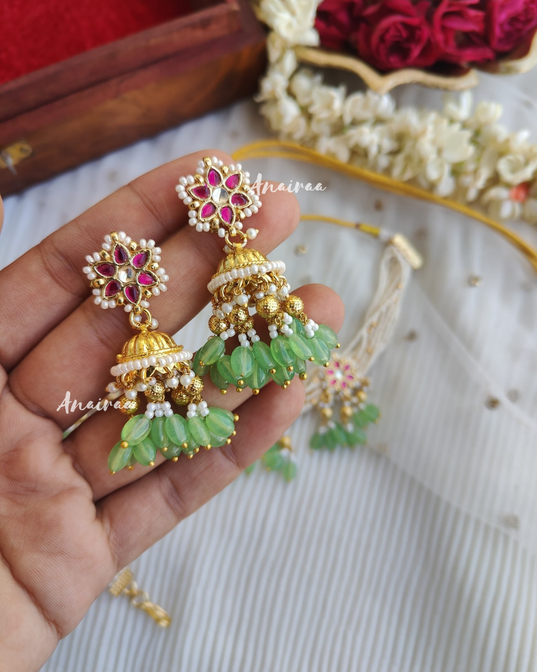 Trishika choker and bracelet combo