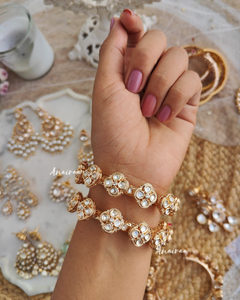 Polki openable bangles