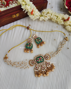 Sampada antique kundan set(dispatch time 10 days)