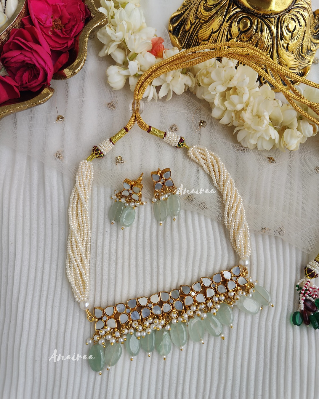 Mother of pearl choker set