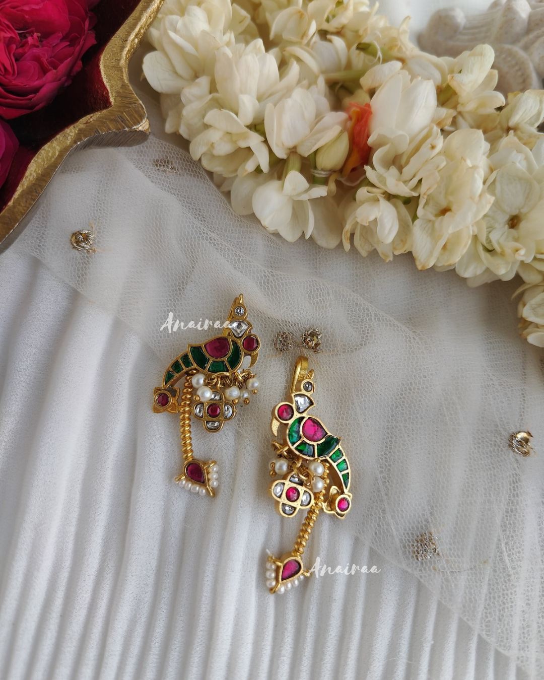 Paachi kundan earcuff