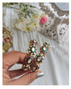 Meena Polki openable bangles