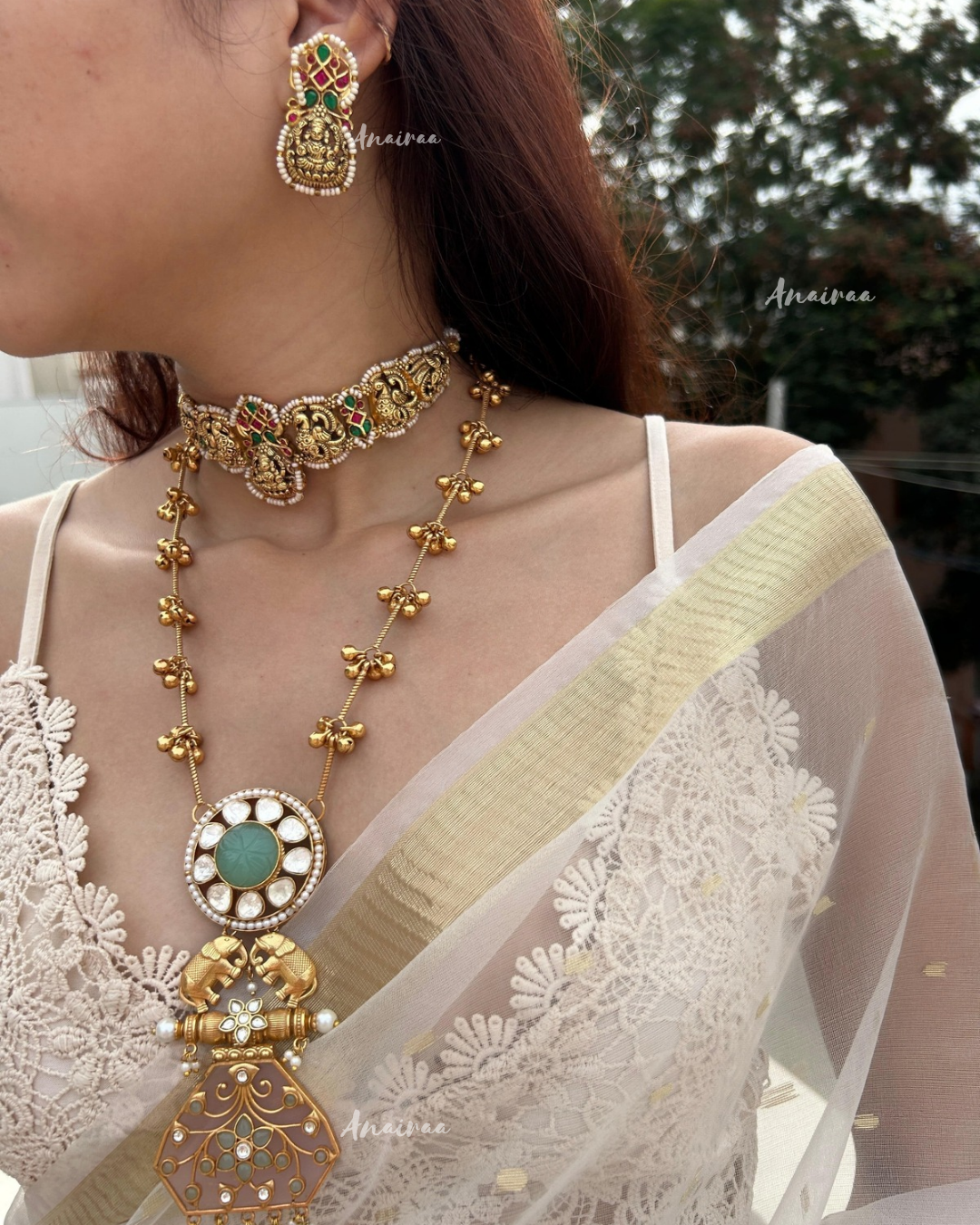 Antique kundan set
