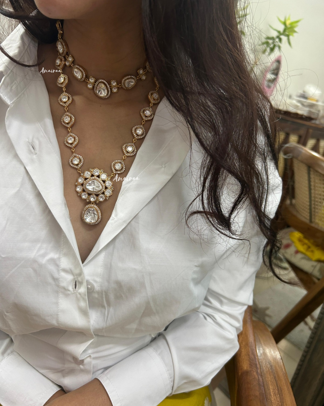 Sophia moissanite layer set