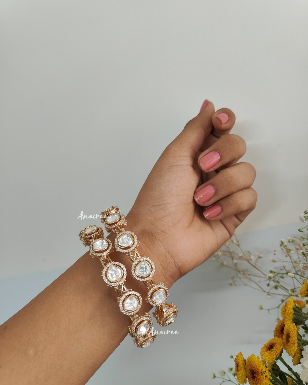 Moissanite openable bangles