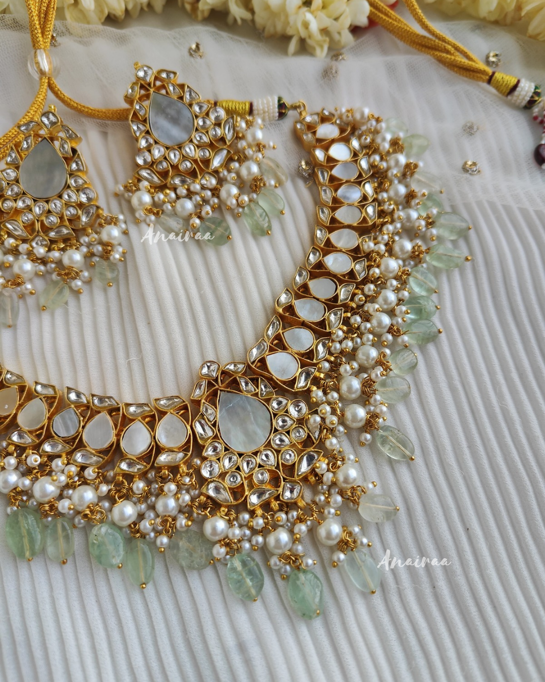 Mother of pearl necklace set