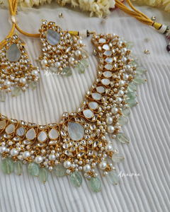 Mother of pearl necklace set
