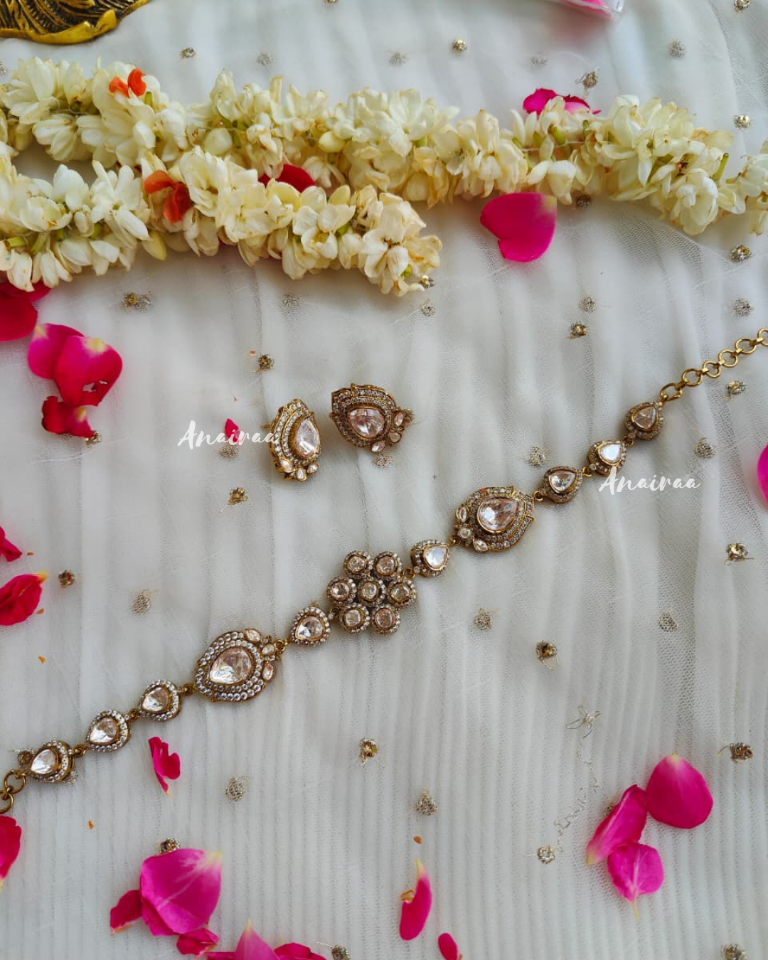 Moissanite choker set