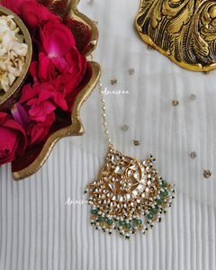 Paachi kundan maangtikka