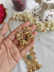 Antique long necklace set