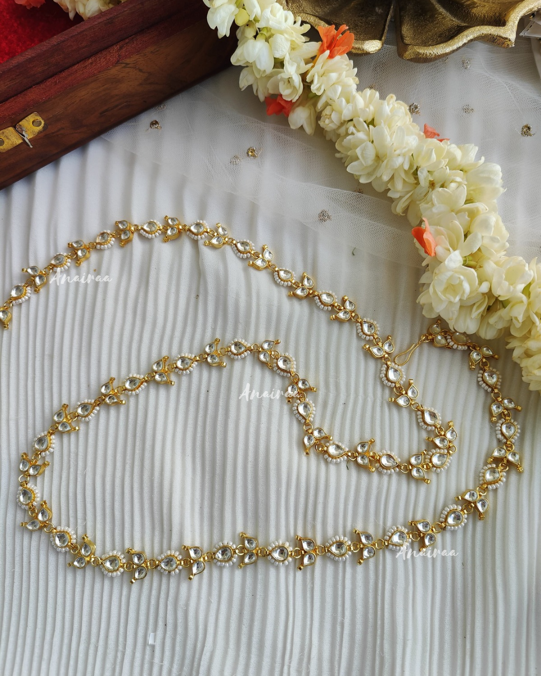 Paachi kundan waist belt\hip belt(DISPATCH TIME 1 WEEK)