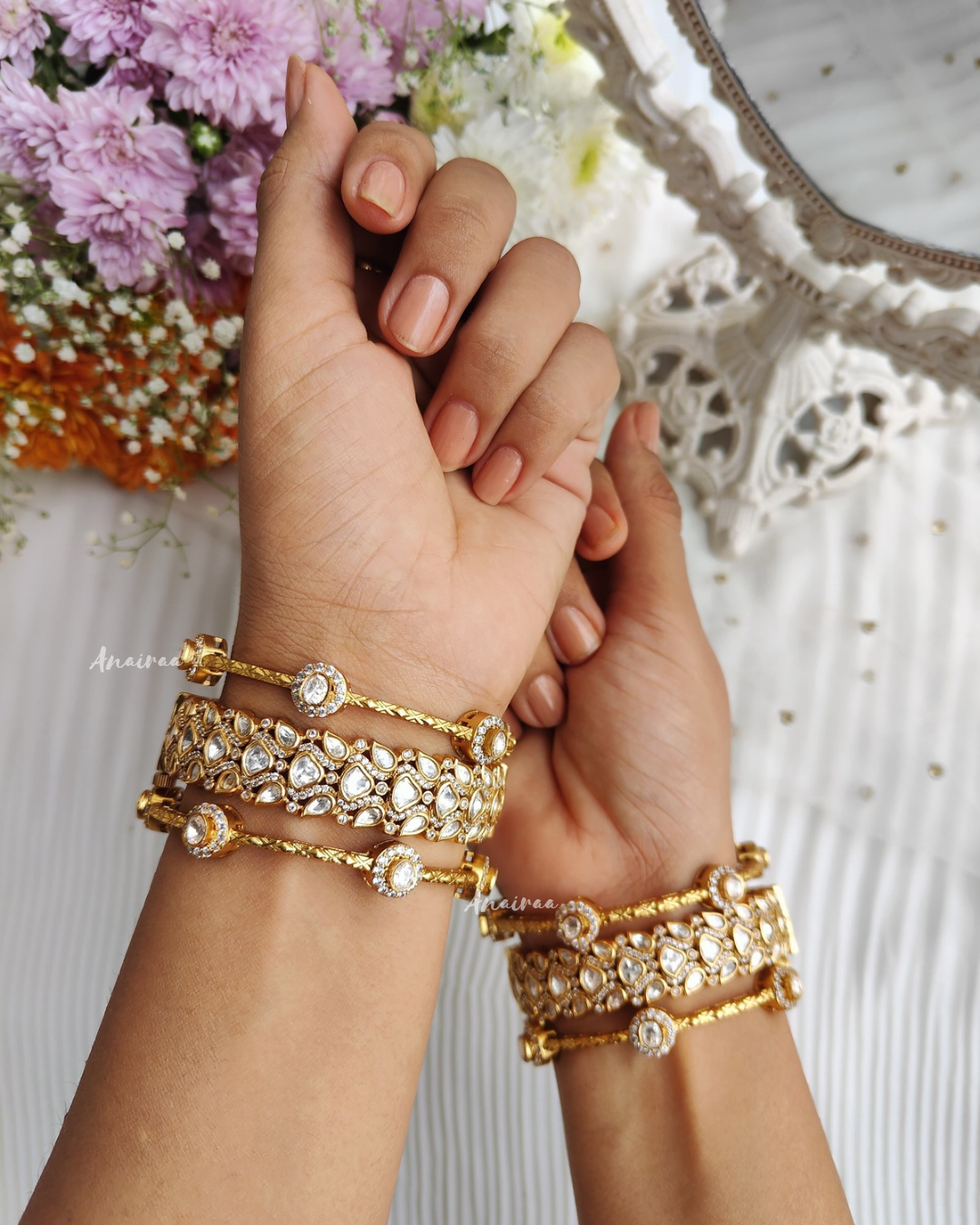 Polki bangles