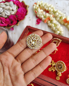 Paachi Kundan ring