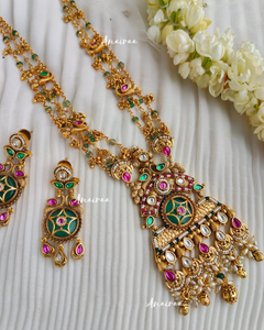 Antique long necklace set