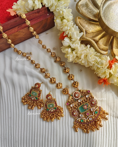 Antique long necklace set