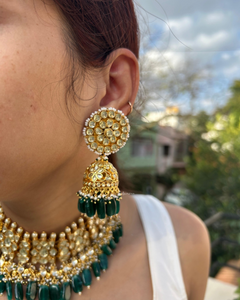 Sana kundan bridal set