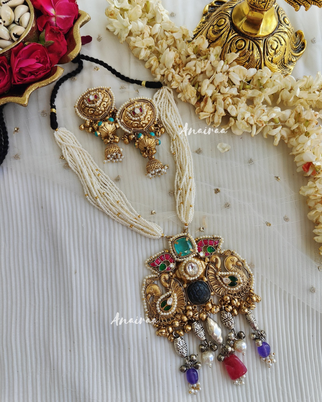 Fusion antique necklace set