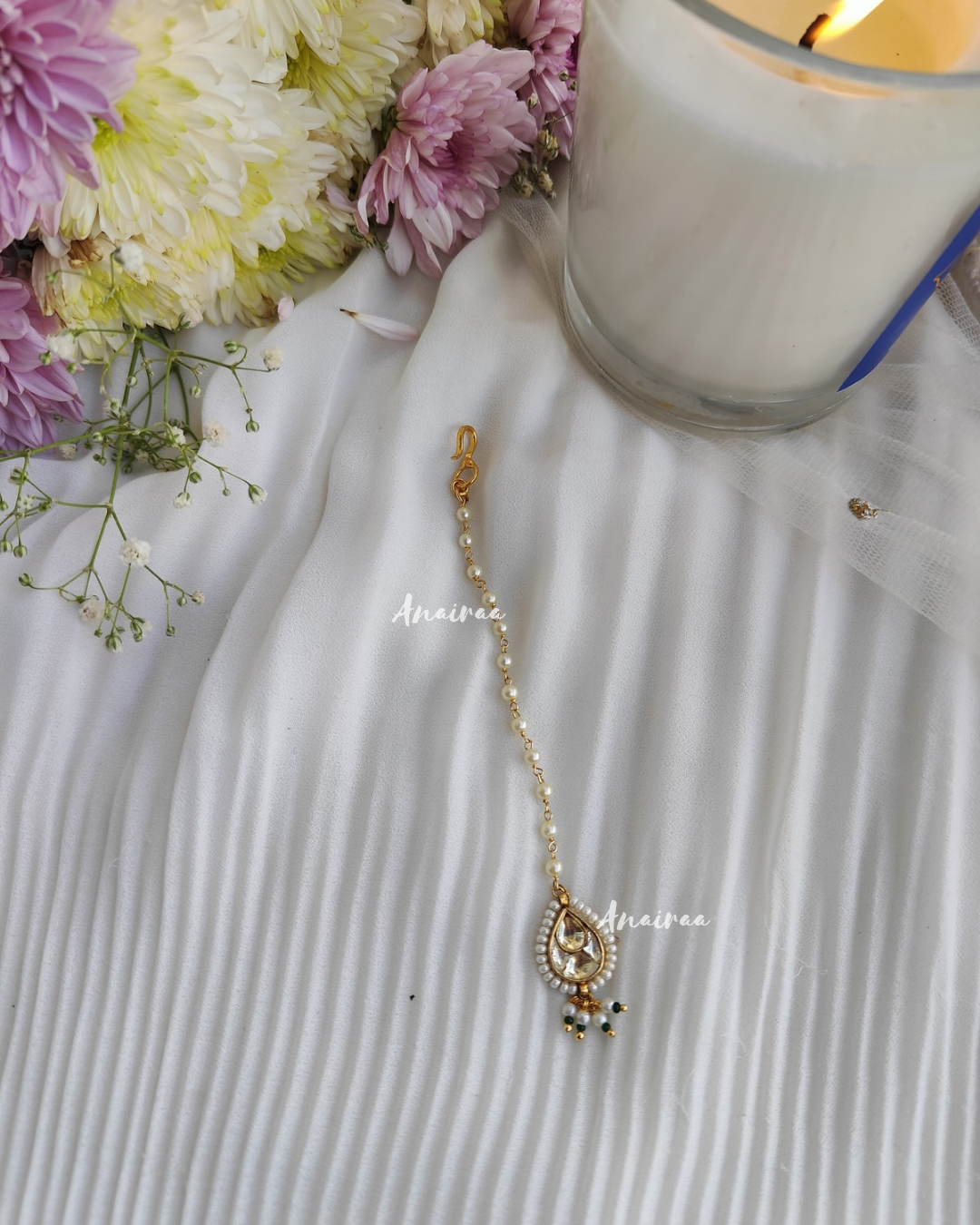 Kundan maangtikka for kids