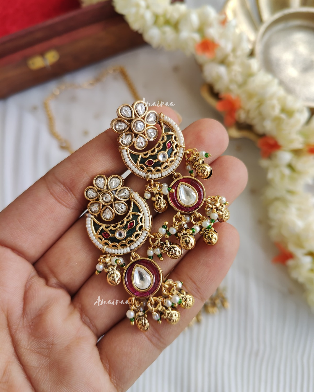 Antique long necklace set