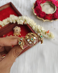 Antique Kundan ring(dispatch time 1 week)