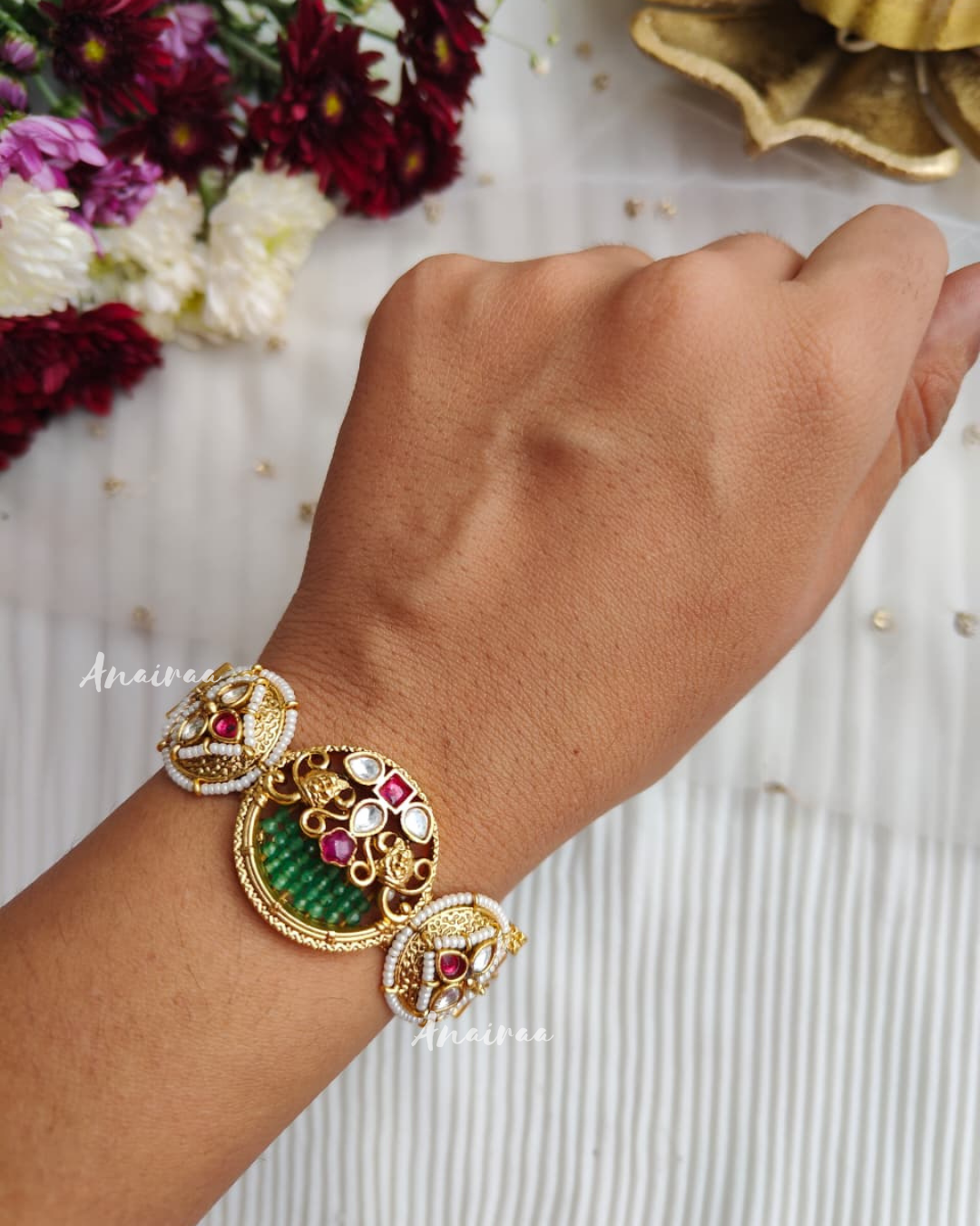 Antique jhumka bangles
