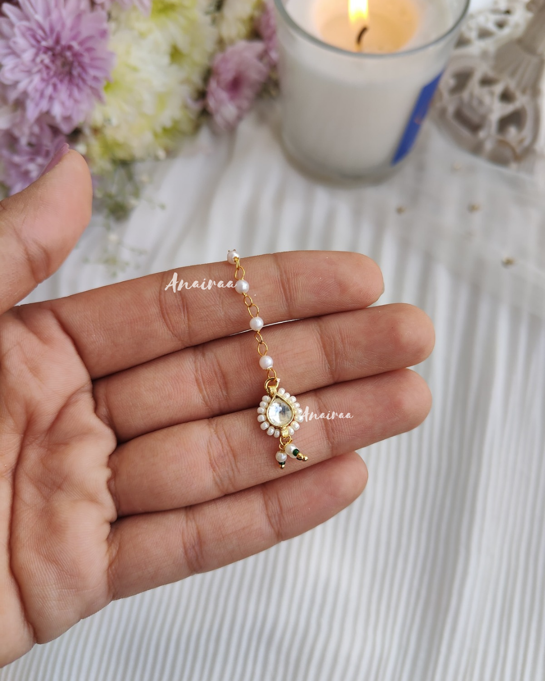 Kundan maangtikka for kids